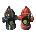 Driftwood 3D Printworks fire hydrant dog poop bag holder keychain, pet supplies accessory with vibrant red fire hydrant design