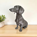 Dachshund Dog Statue | Modern 3D Printed Sausage Dog Decor