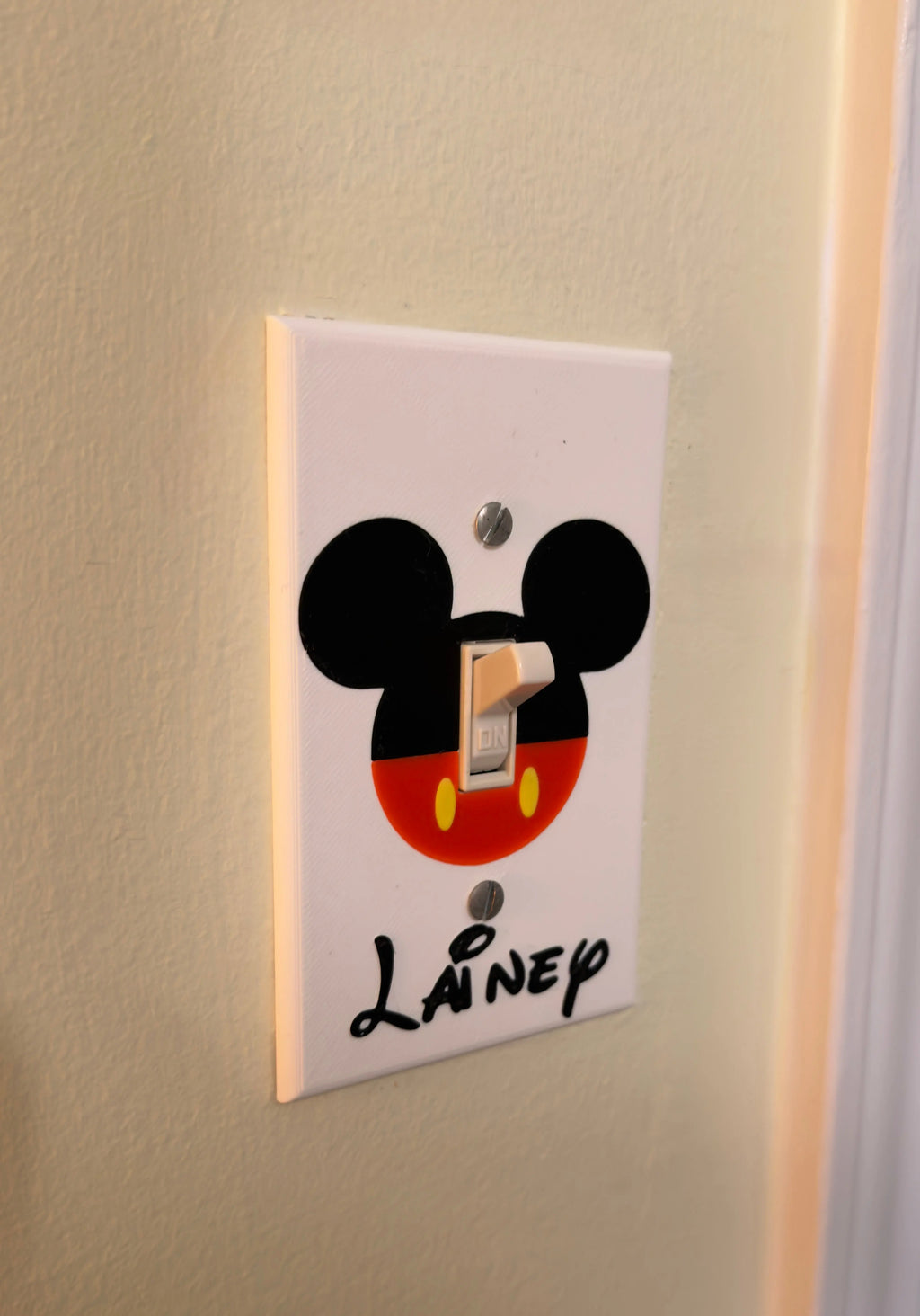 Custom Character Light Switch Cover | 3D Printed Kids Room Decor Driftwood 3D Printworks Home Decor