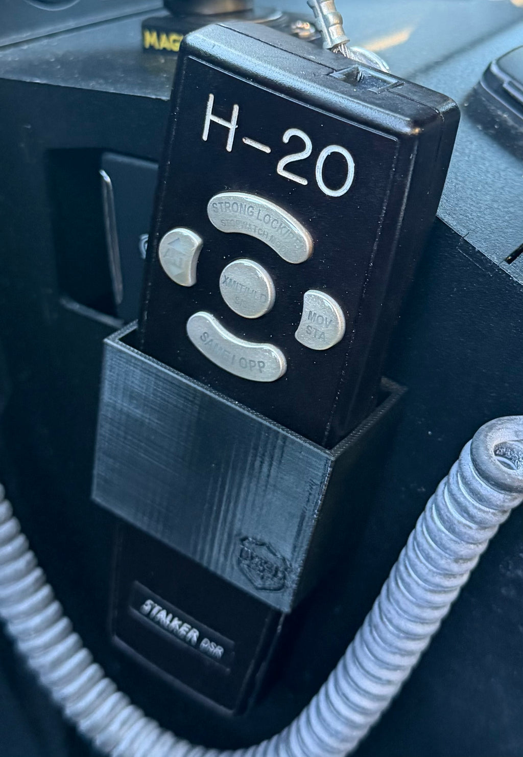 Stalker Radar DSR Wireless Remote Magnetic Mount Driftwood 3D Printworks First Responder Gear