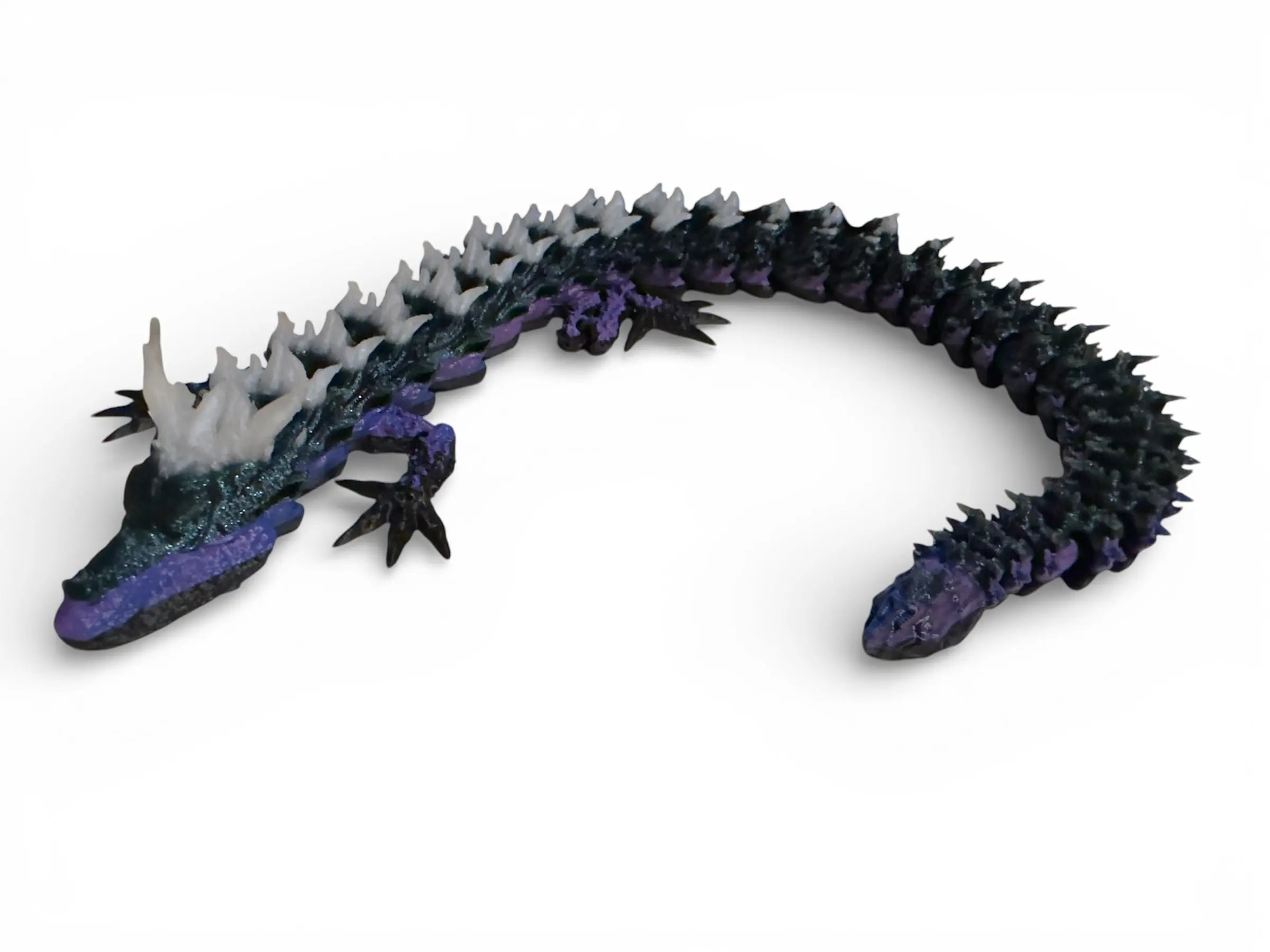 13” Articulated Flexi Dragon Driftwood 3D Printworks Flexi Toy