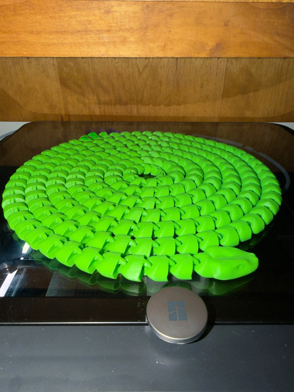 10 foot giant articulated flexi snake - Driftwood 3D Printworks