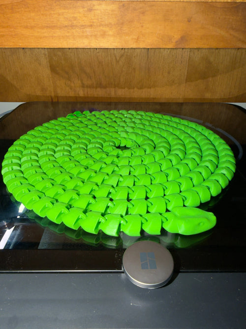 10 foot giant articulated flexi snake - Driftwood 3D Printworks