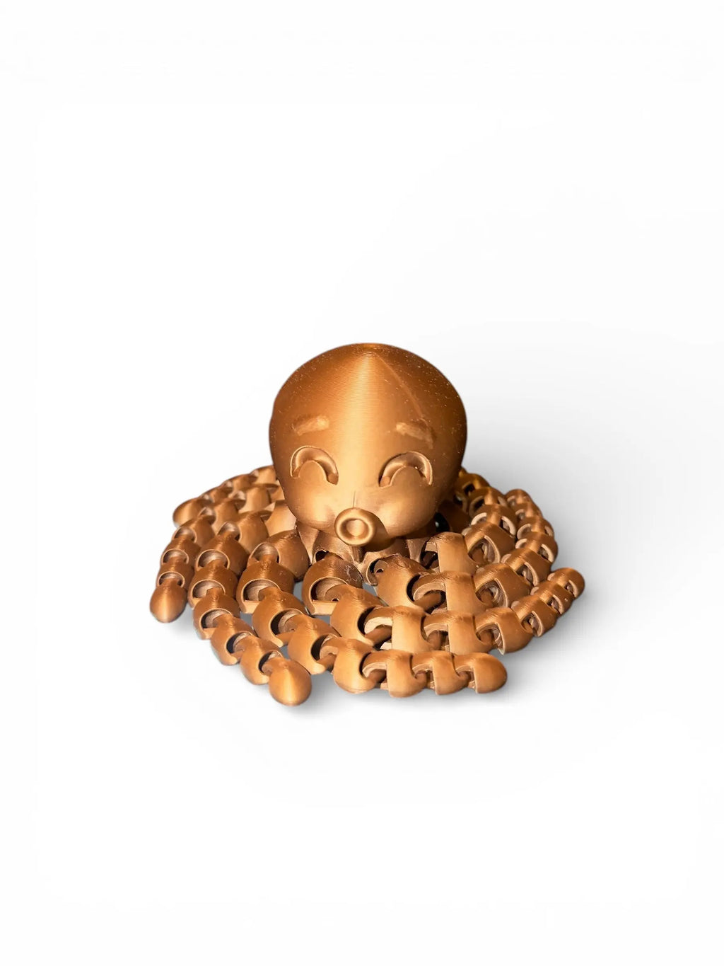 5” Articulated Flexi Octopus Driftwood 3D Printworks Flexi Toy