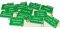 NJ Garden State Parkway Exit Sign Keychains - Driftwood 3D Printworks