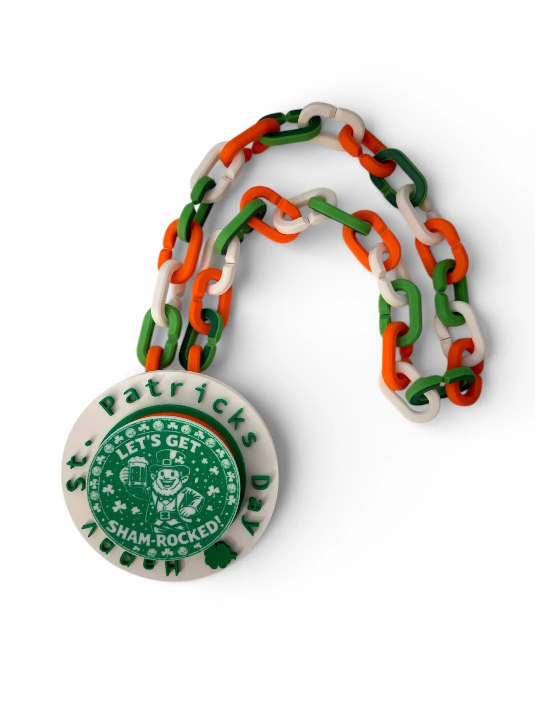 Custom St. Patricks Day Hype Chain Driftwood 3D Printworks Hype Chain