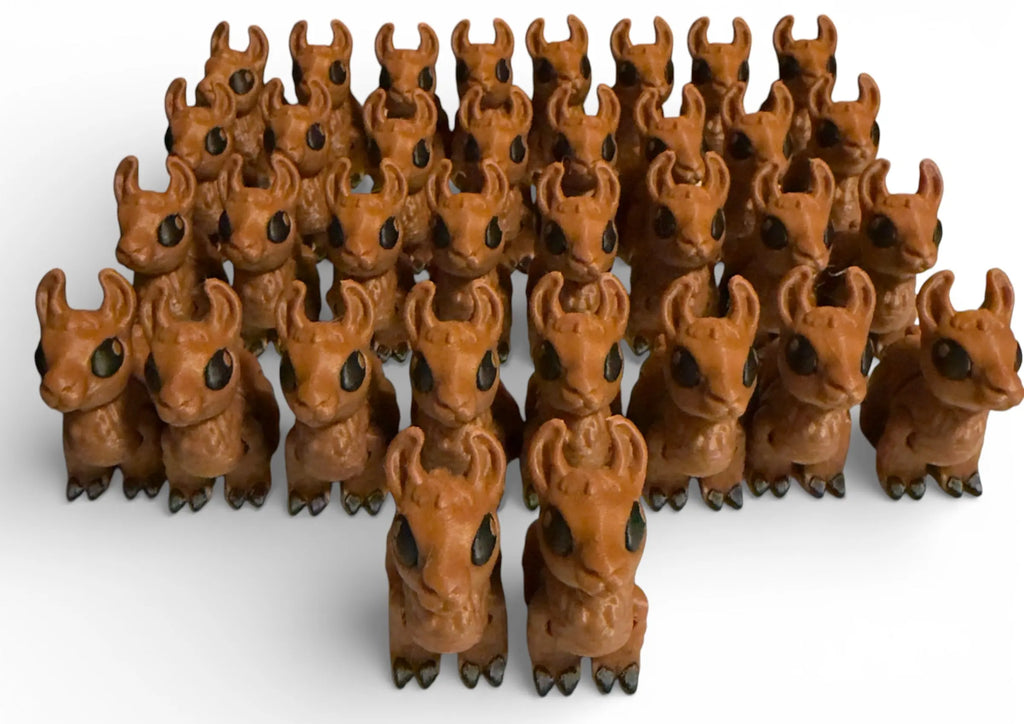 Flexi Llama Driftwood 3D Printworks Flexi Toy