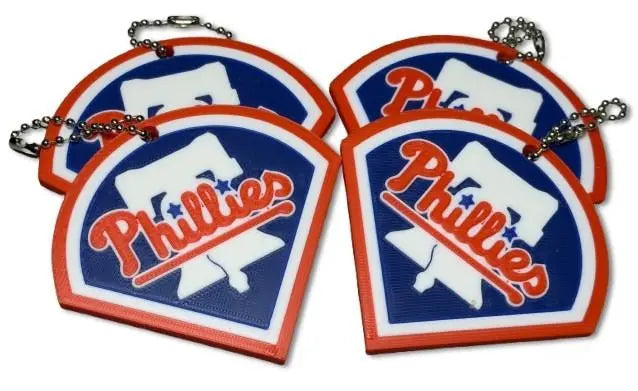 Philadelphia Phillies Keychain Driftwood 3D Printworks Key chain
