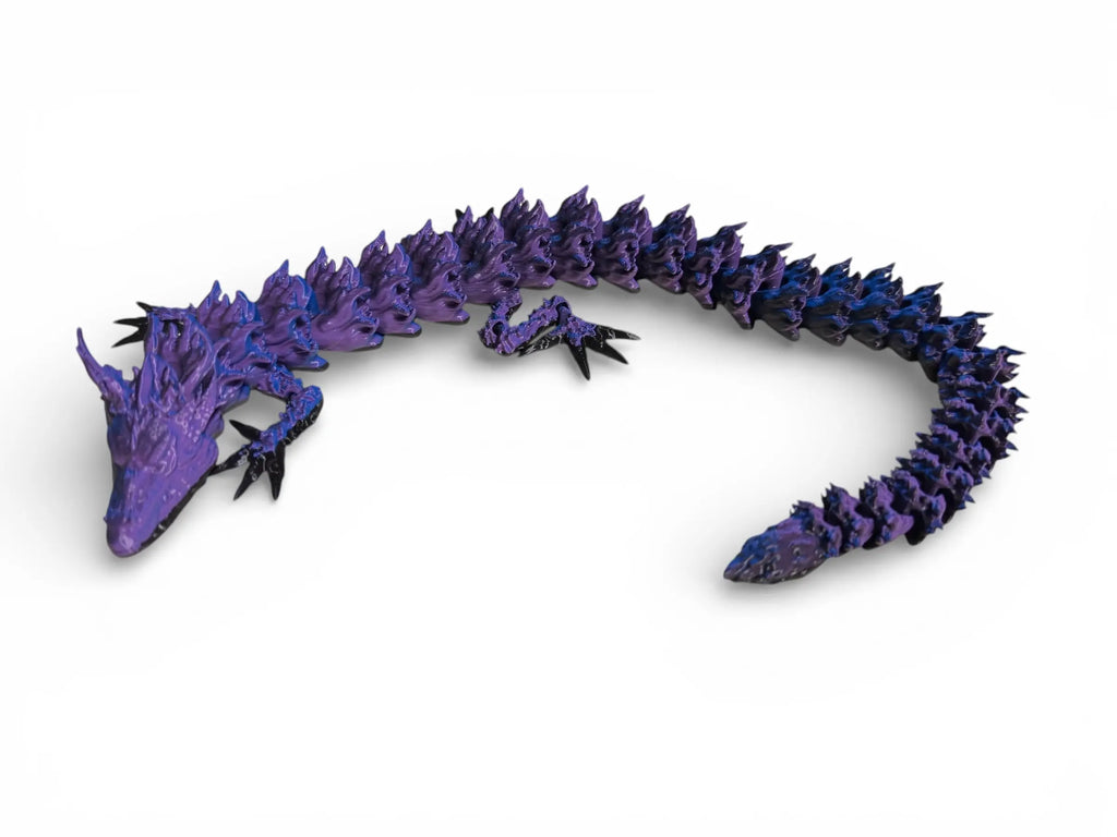 13” Articulated Flexi Dragon Driftwood 3D Printworks Flexi Toy