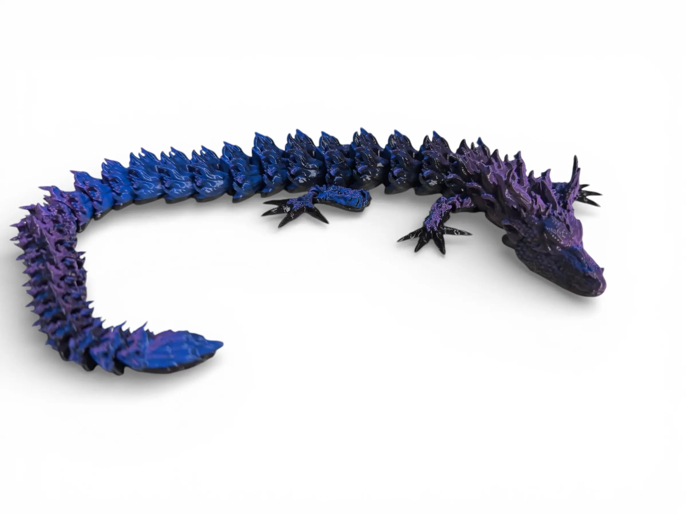 13” Articulated Flexi Dragon Driftwood 3D Printworks Flexi Toy