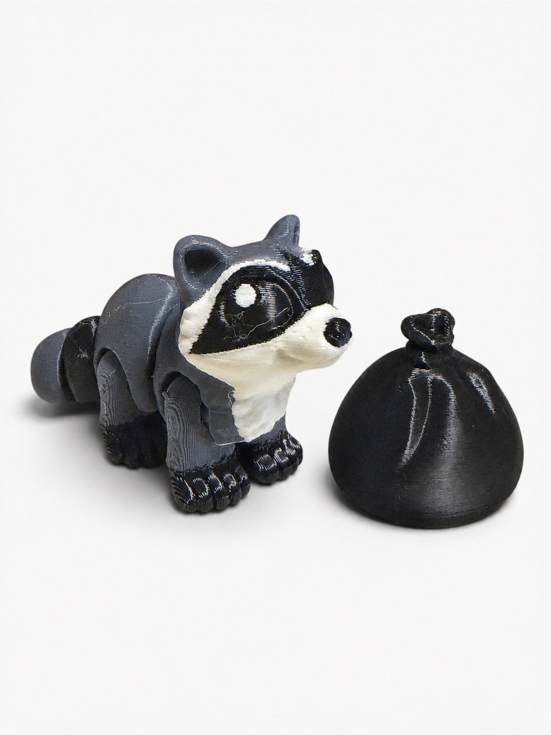 Flexi Raccoon Driftwood 3D Printworks Flexi Toy