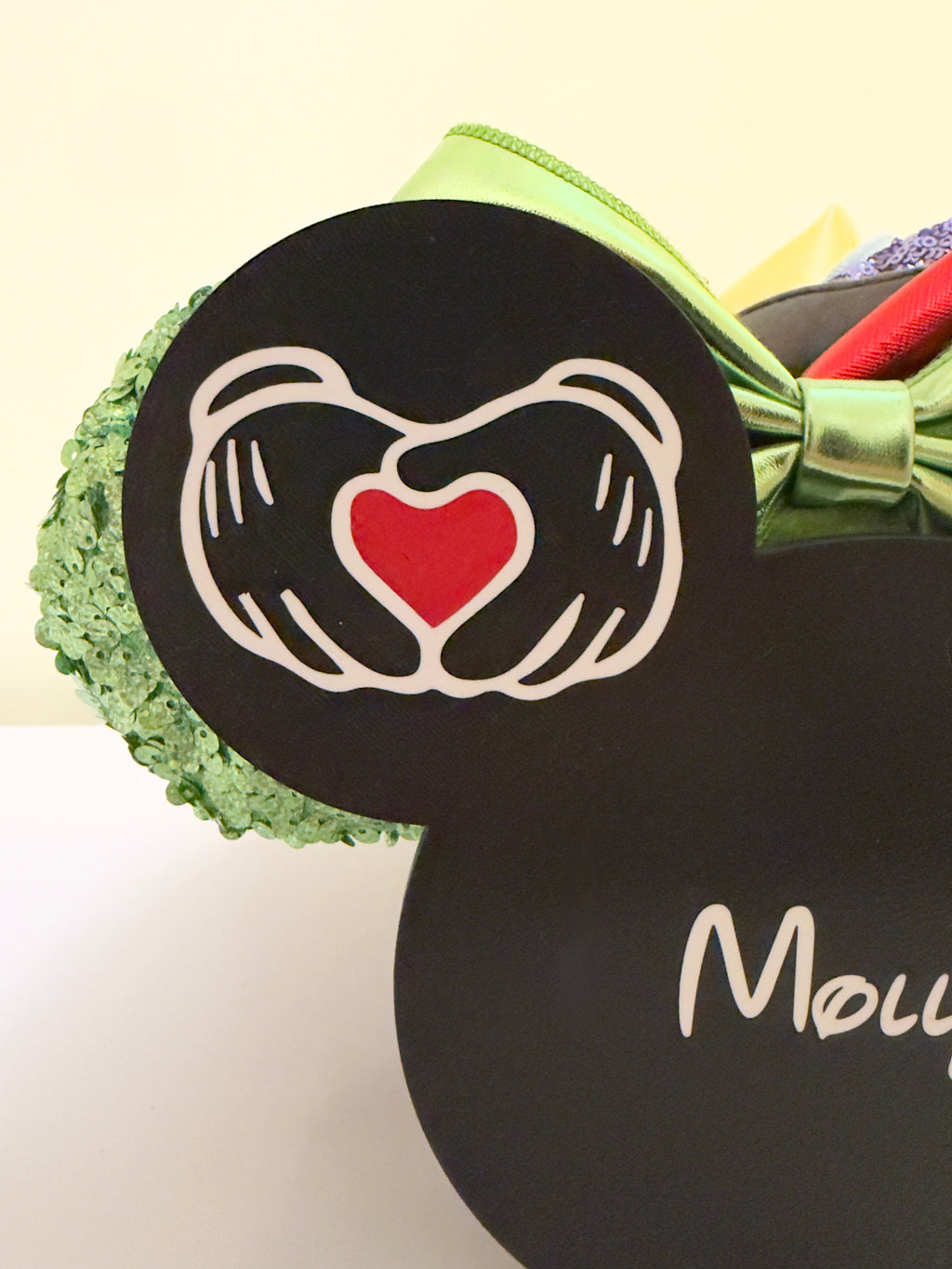 Ears headband holder (LOVE) Driftwood 3D Printworks Ear Holders