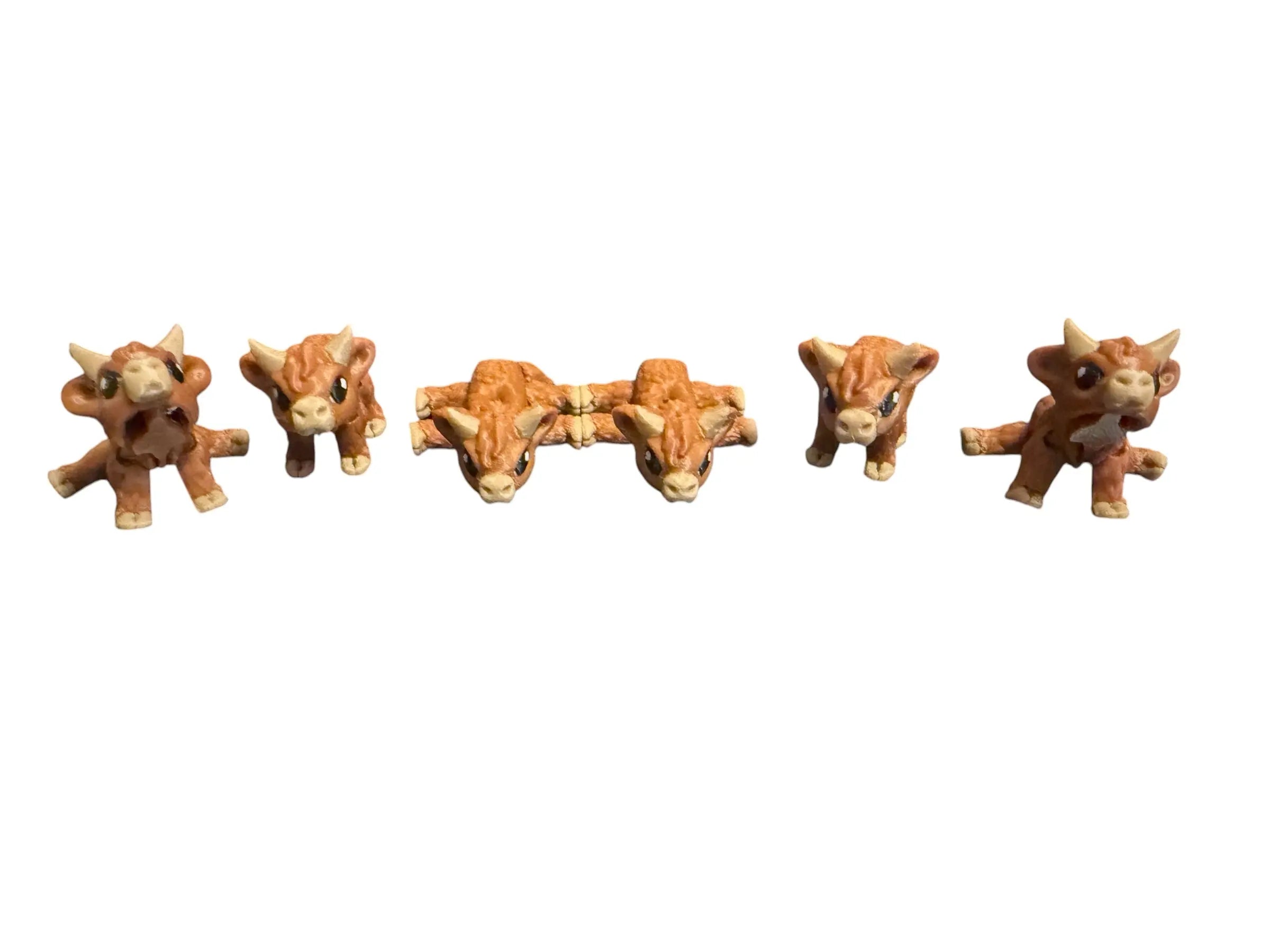 Flexi Highland Cow Driftwood 3D Printworks Flexi Toy