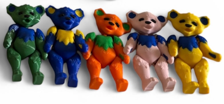 Dancing Bears Driftwood 3D Printworks Flexi Toy