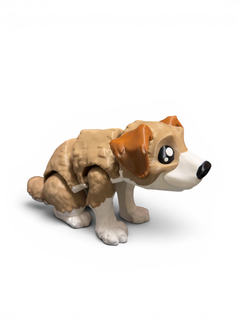 Flexi Dog – Large Articulated 3D Printed Puppy Driftwood 3D Printworks Flexi Toy