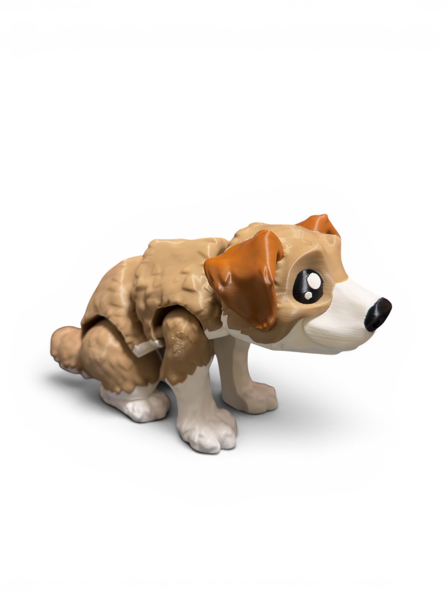 Flexi Dog – Large Articulated 3D Printed Puppy Driftwood 3D Printworks Flexi Toy