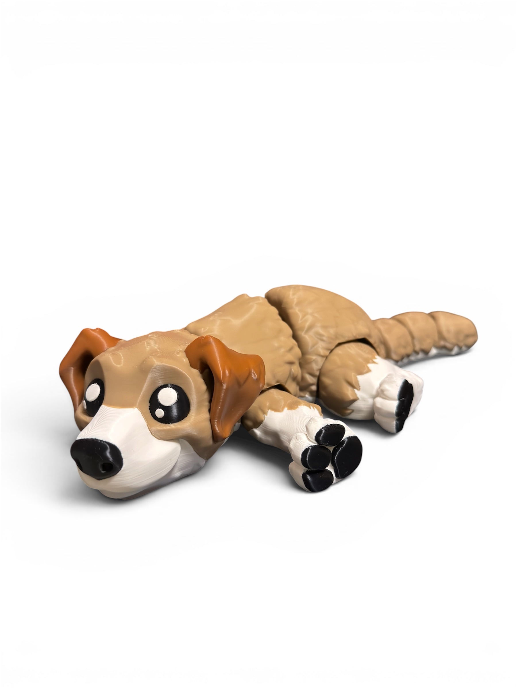 Flexi Dog – Large Articulated 3D Printed Puppy Driftwood 3D Printworks Flexi Toy