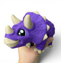 Flexi Triceratops – Large Articulated 3D Printed Dinosaur Driftwood 3D Printworks Flexi Toy