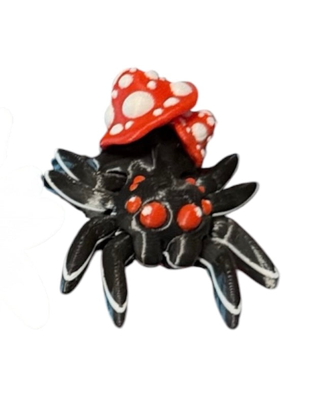 Flexi Mushroom Spider Driftwood 3D Printworks Flexi Toy