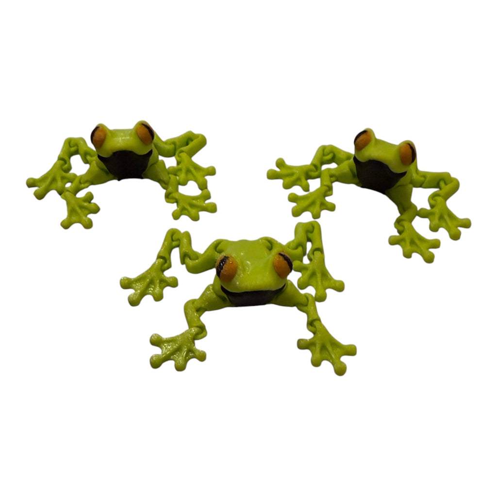 Flexi Frog Driftwood 3D Printworks Flexi Toy