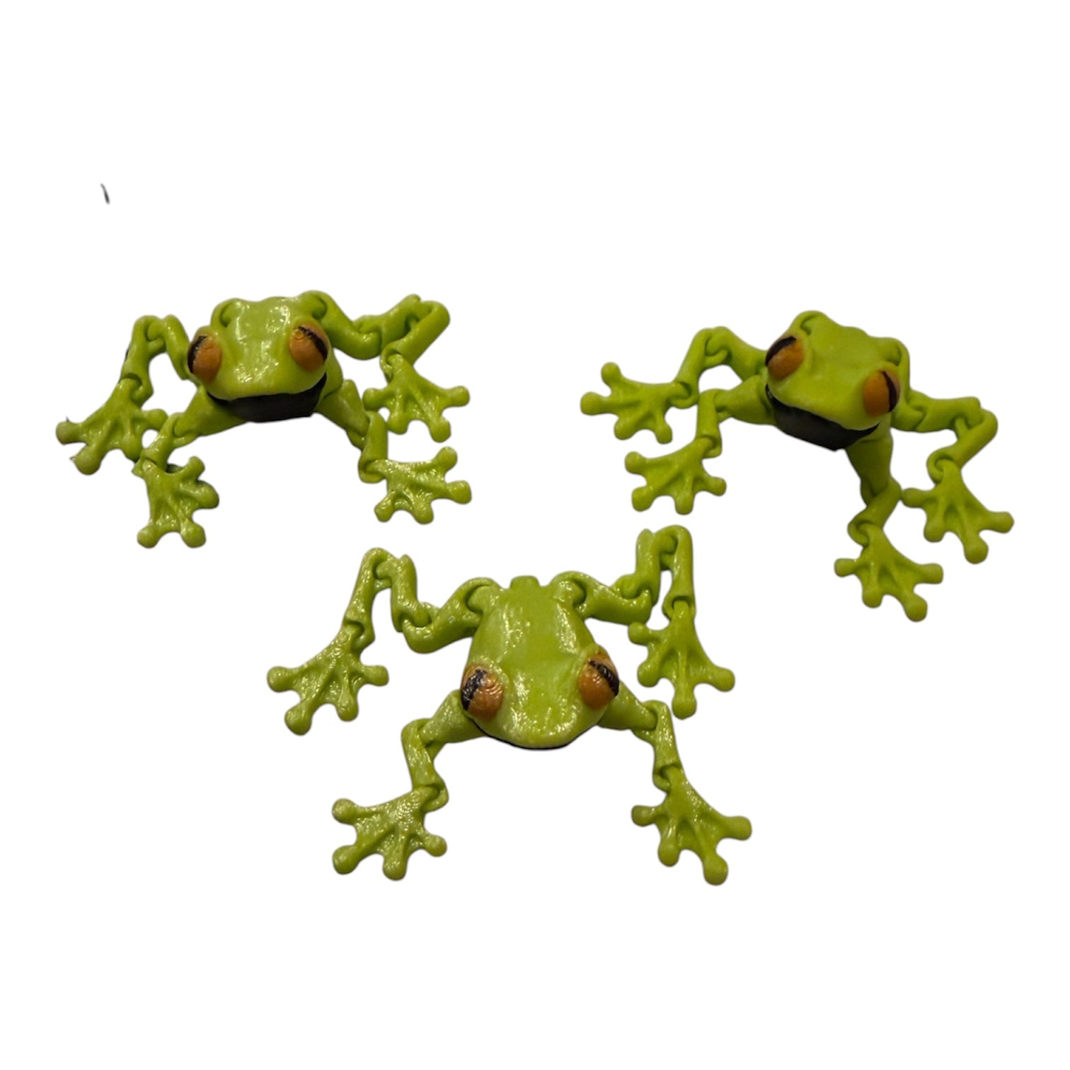 Flexi Frog Driftwood 3D Printworks Flexi Toy