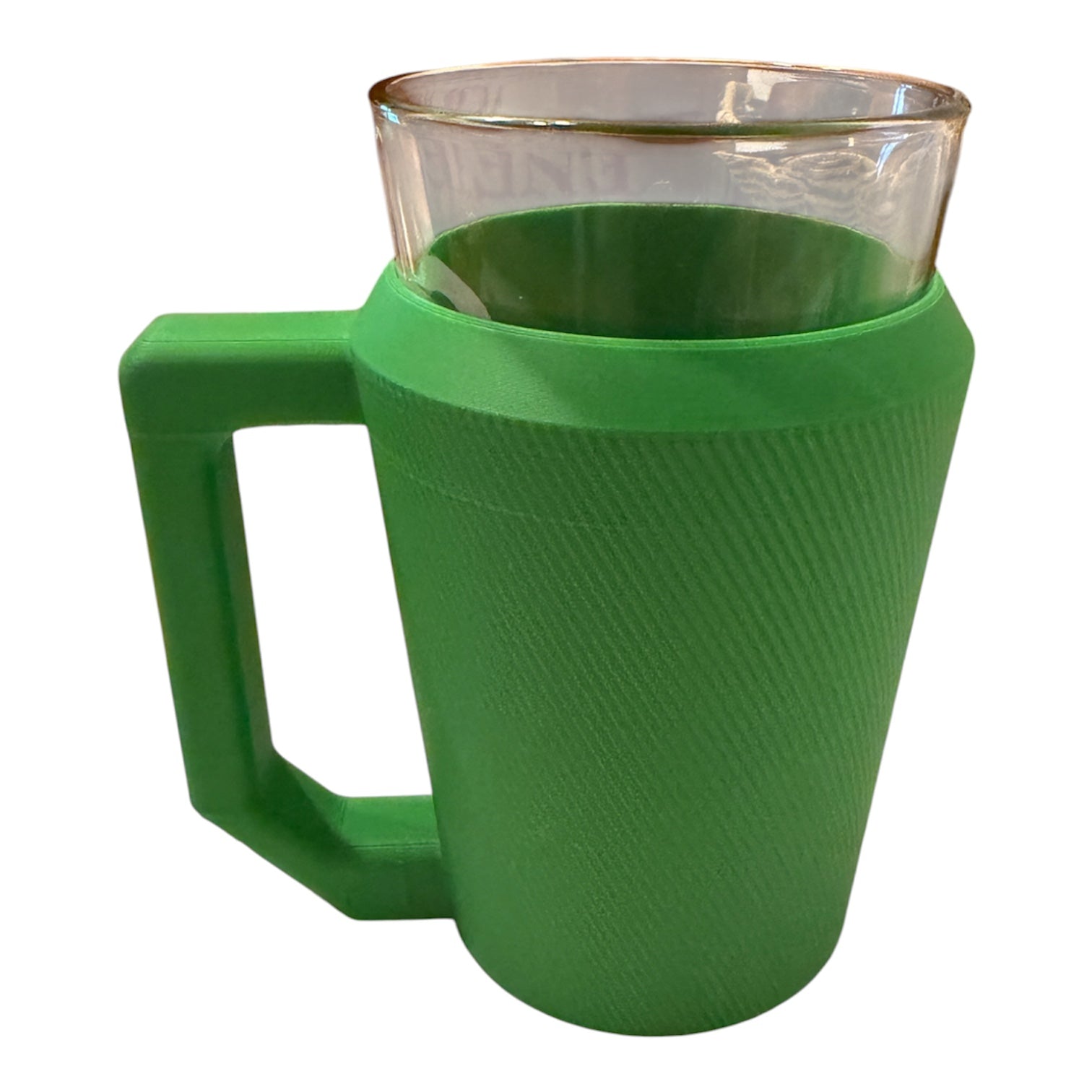 Pint glass holder with handle Driftwood 3D Printworks Can holders
