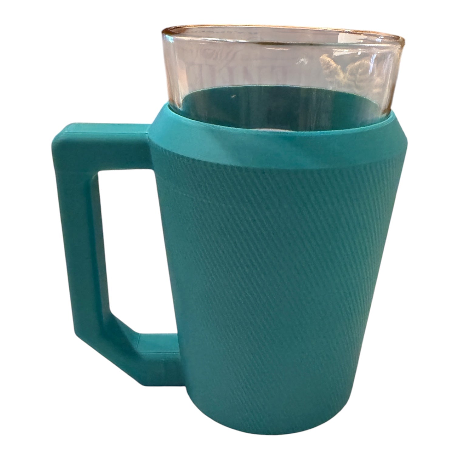 Pint glass holder with handle Driftwood 3D Printworks Can holders
