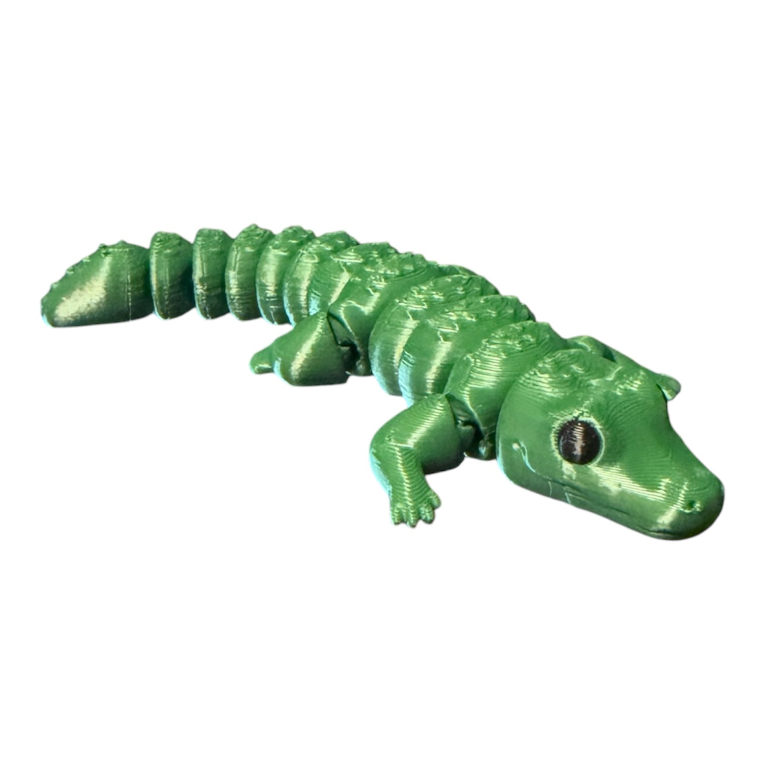 Flexi Alligator Driftwood 3D Printworks Flexi Toy