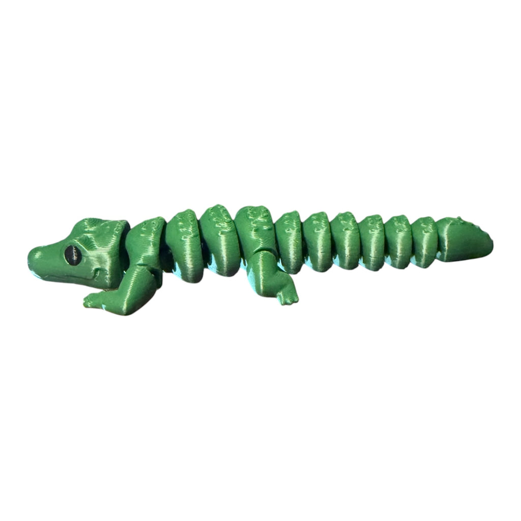 Flexi Alligator Driftwood 3D Printworks Flexi Toy