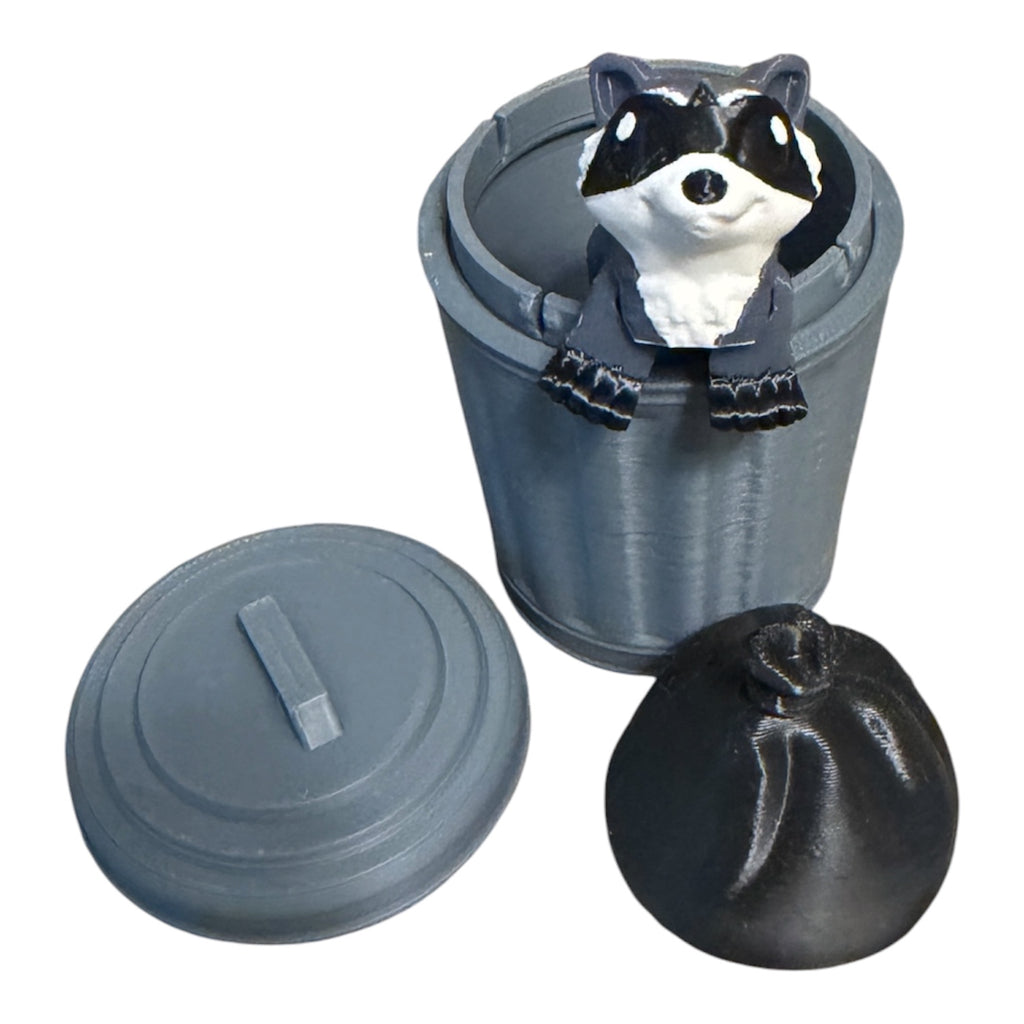 Flexi Raccoon Driftwood 3D Printworks Flexi Toy