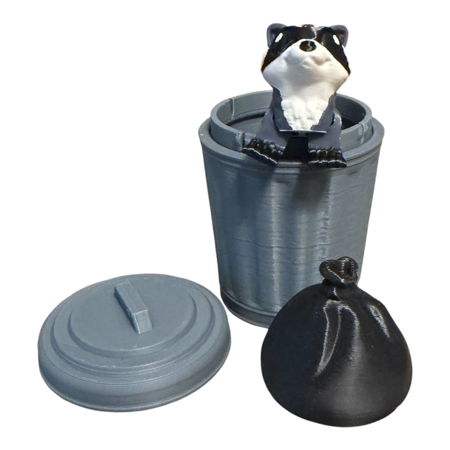 Flexi Raccoon Driftwood 3D Printworks Flexi Toy