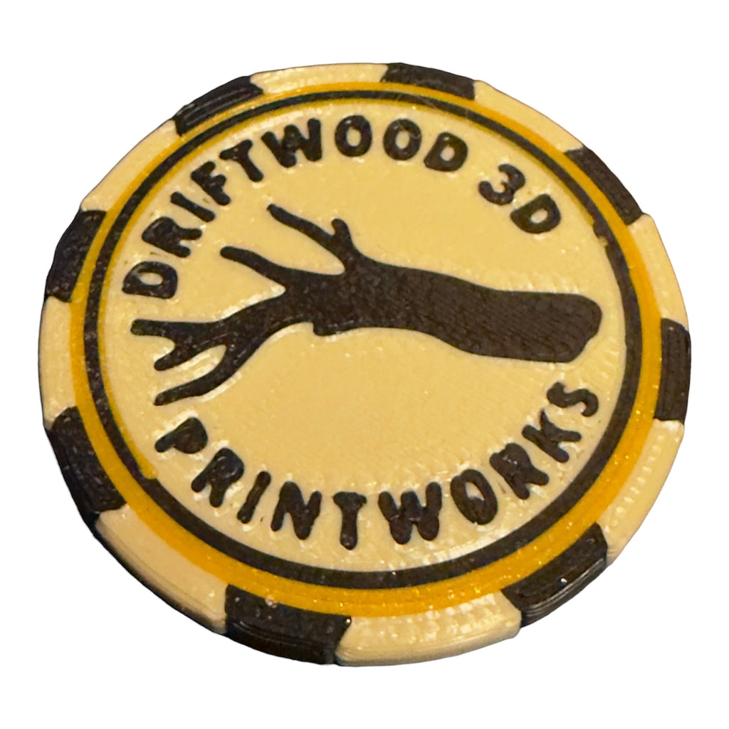 NFC Smart Coins Driftwood 3D Printworks NFC Smart Coins