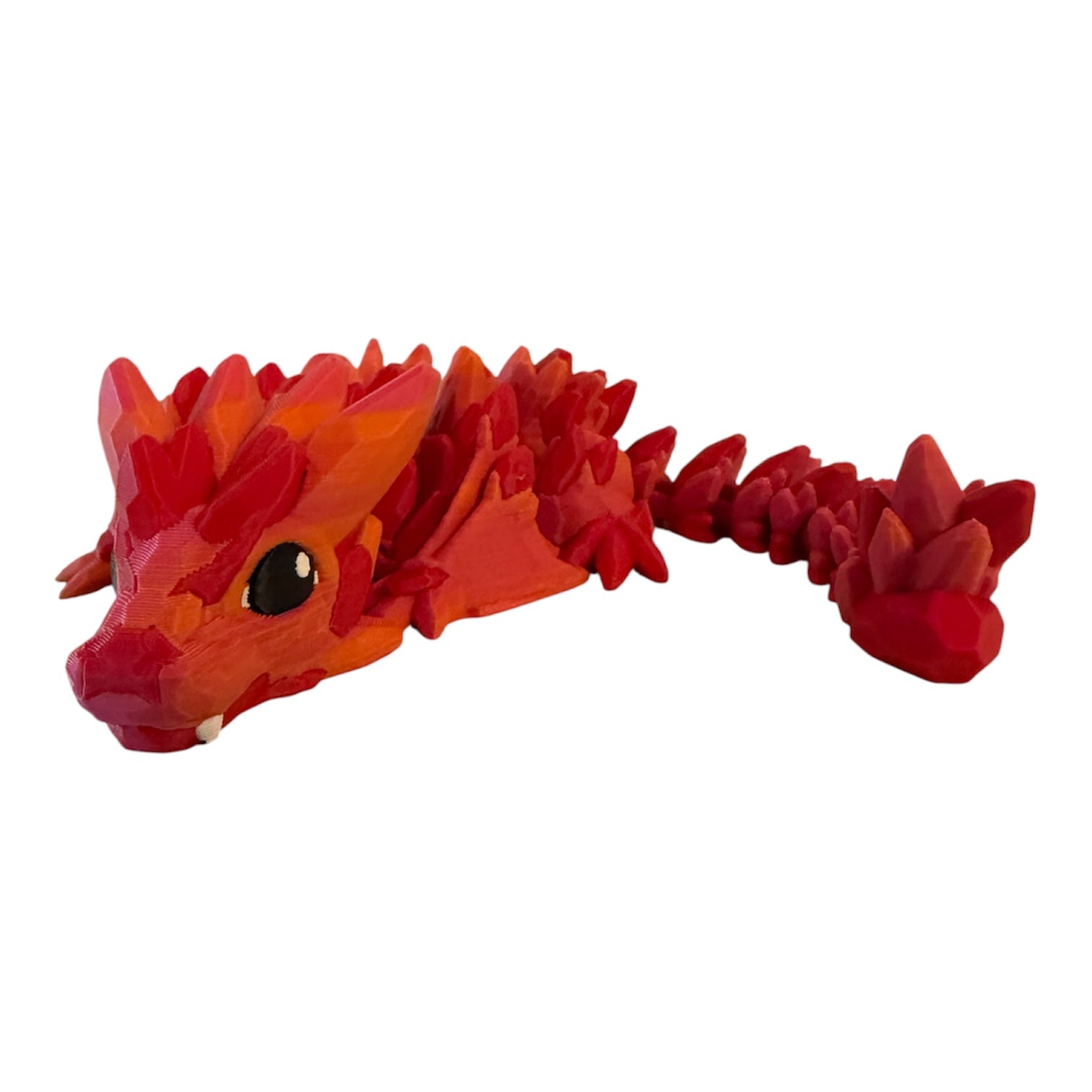 Baby Gemstone Wyvern Small – Articulated 3D Printed Dragon | Multi-Color Fantasy Fidget Driftwood 3D Printworks Flexi Toy