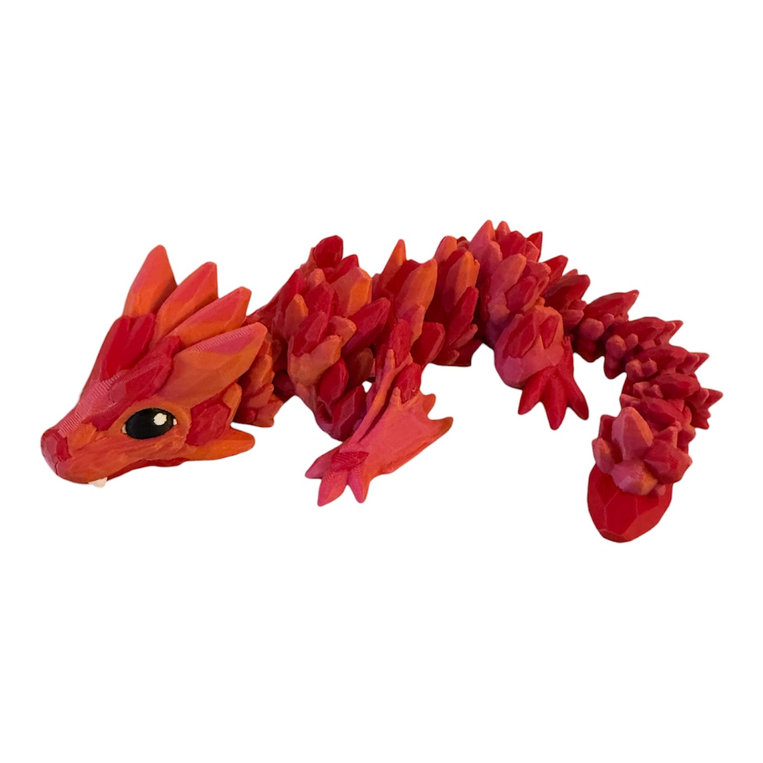 Baby Gemstone Wyvern Small – Articulated 3D Printed Dragon | Multi-Color Fantasy Fidget Driftwood 3D Printworks Flexi Toy