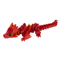 Baby Gemstone Wyvern Small – Articulated 3D Printed Dragon | Multi-Color Fantasy Fidget Driftwood 3D Printworks Flexi Toy
