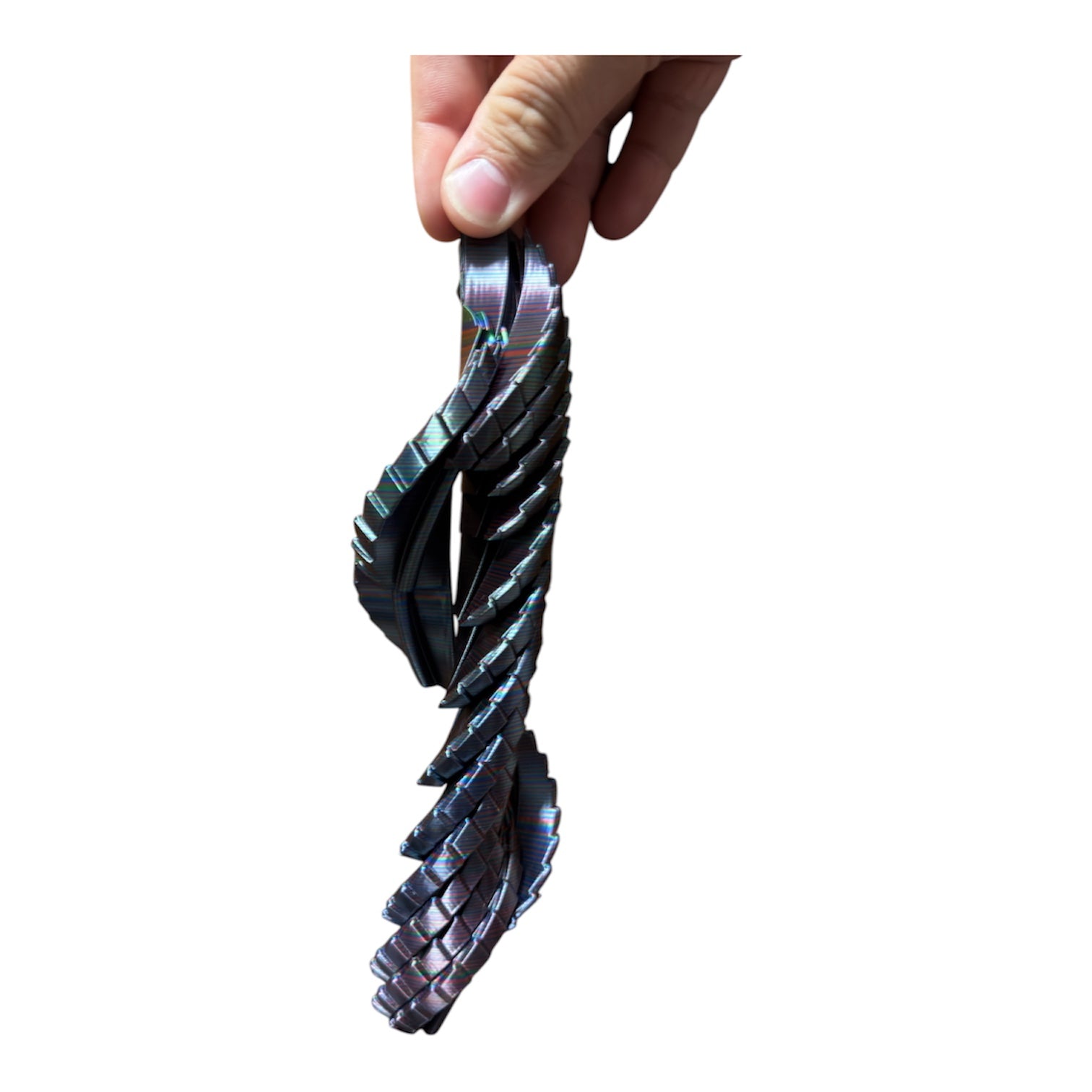 Driftwood 3D Printworks Dragon Egg Fidget Toy with detailed textured surface and vibrant colors for stress relief and focus.