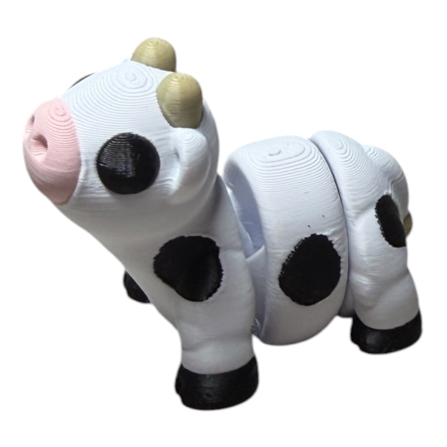 Flexi Dairy Cow Driftwood 3D Printworks Flexi Toy