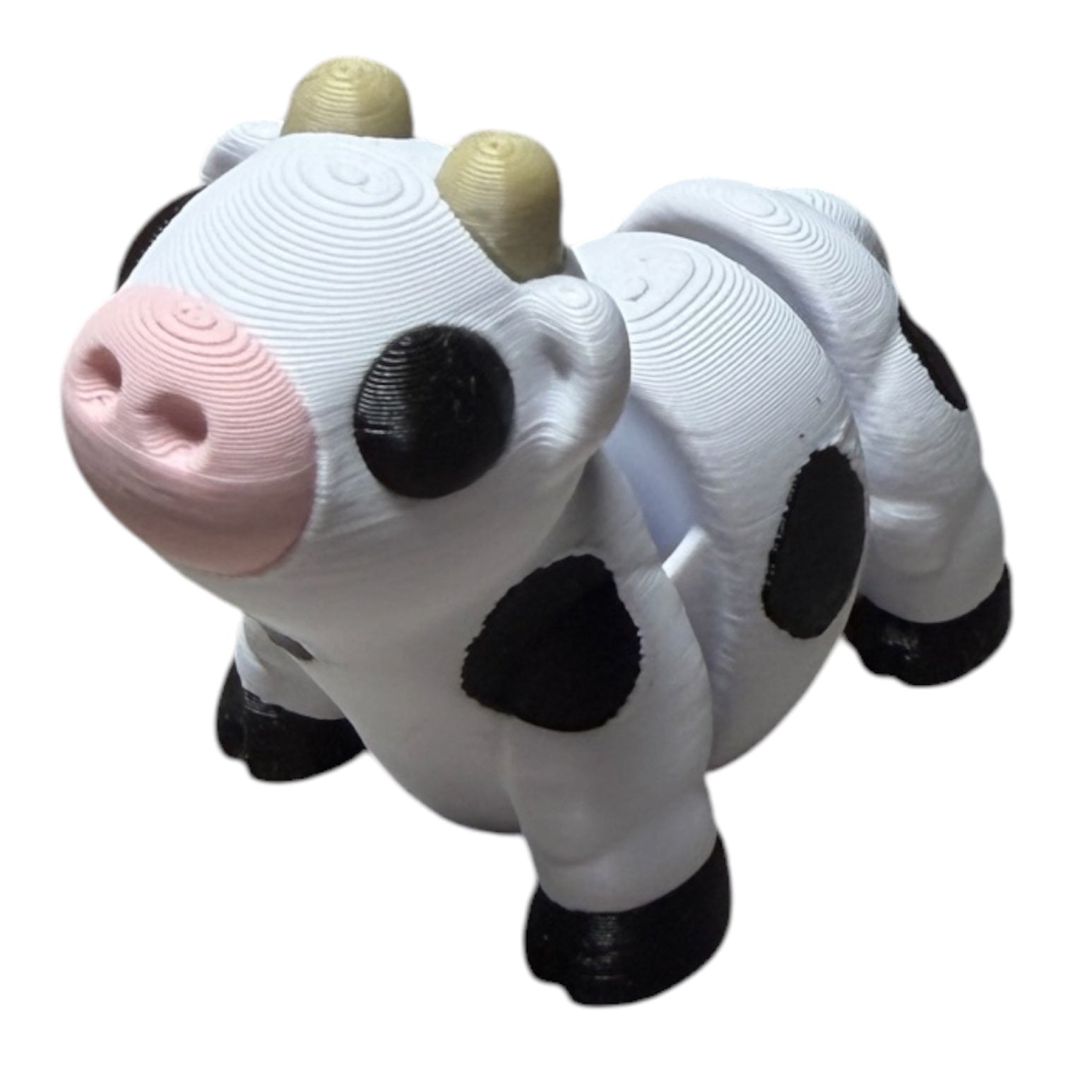 Flexi Dairy Cow Driftwood 3D Printworks Flexi Toy