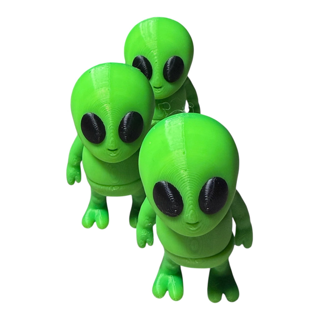 Flexi Alien Driftwood 3D Printworks Flexi Toy