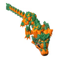 Baby Pumpkin Wyvern – Articulated 3D Printed Dragon | Halloween Flexi Dragon Driftwood 3D Printworks Flexi Toy