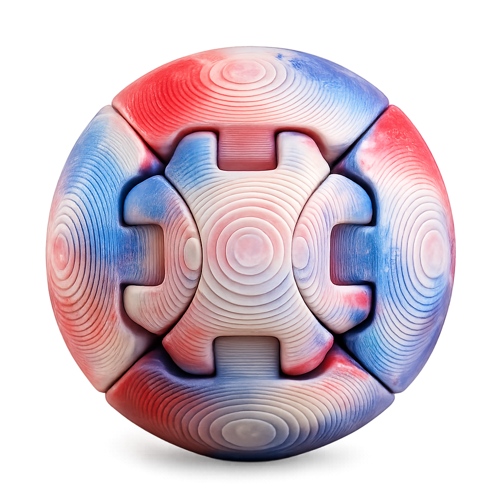 Zorbles Driftwood 3D Printworks Fidget Toy