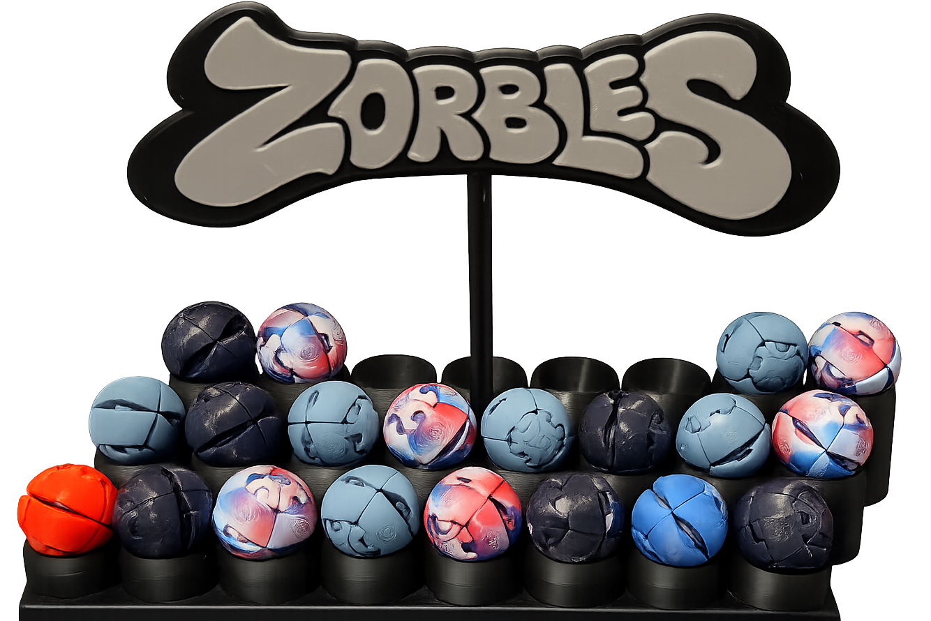 Zorbles Driftwood 3D Printworks Fidget Toy