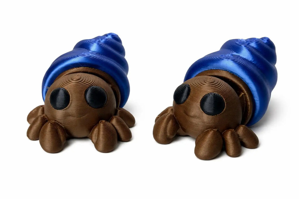 Flexi Baby Hermit Crab Driftwood 3D Printworks Flexi Toy