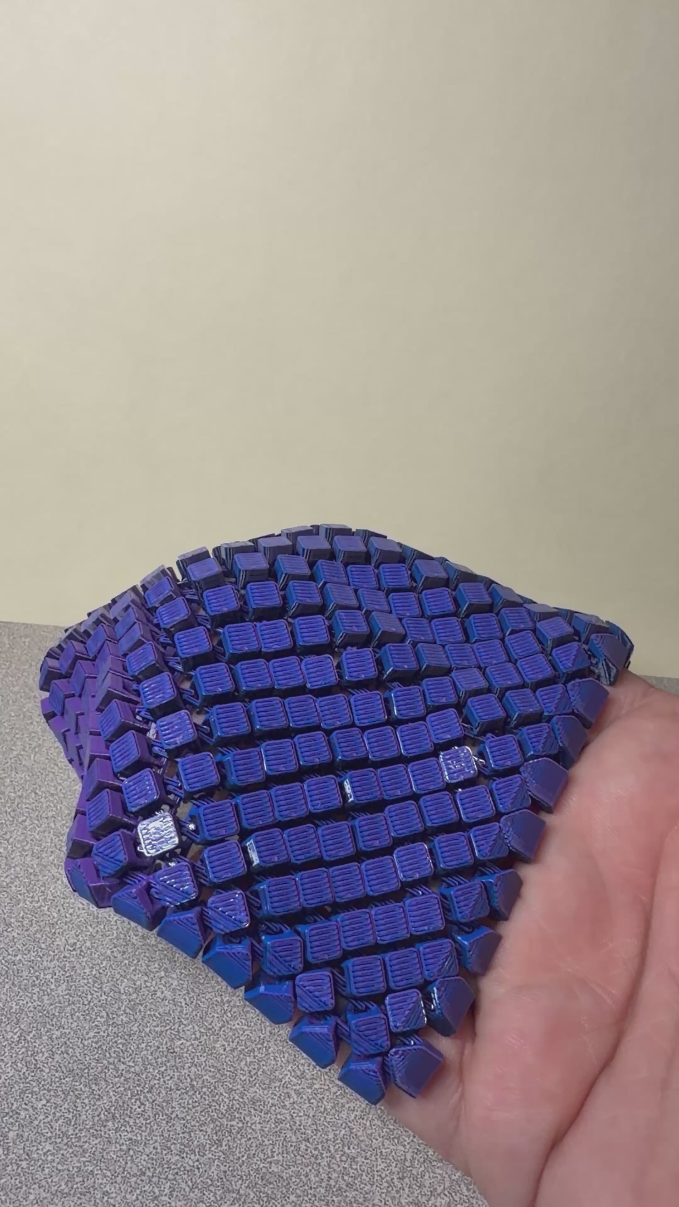 Flexi Fidget Blanket – Articulated Sensory Toy | 3D Printed Stress Relief Mat